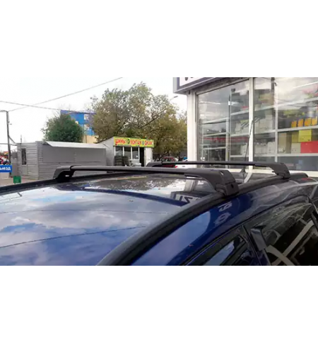 Багажник на рейлинги JAC S1 Tourmaline V1 черный в Челябинске